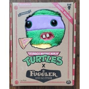 Teenage Mutant Ninja Turtles Donatello Fuggler Plush‎ Funny Ugly Monster Limited